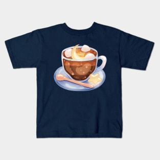 Starry Hot Chocolate Kids T-Shirt